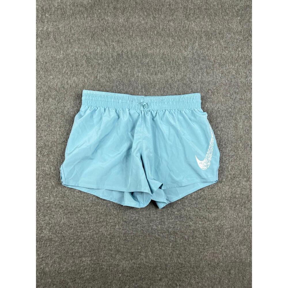 Nike Dri-FIT Women's Swim Shorts 3.5" Light Blue Size Small